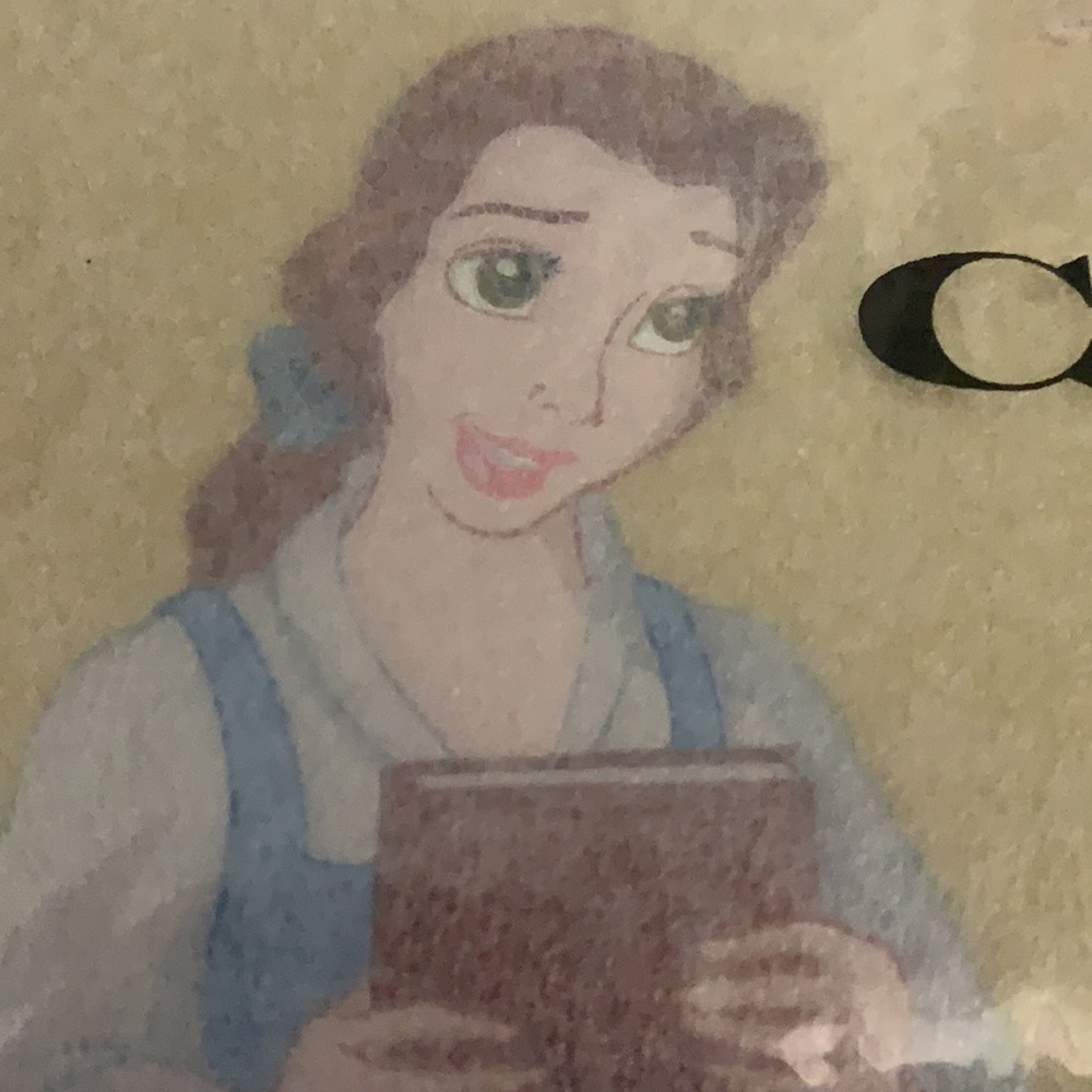 NWT Disney x Coach medium ID Zip wallet with Belle - Picture 4 of 8